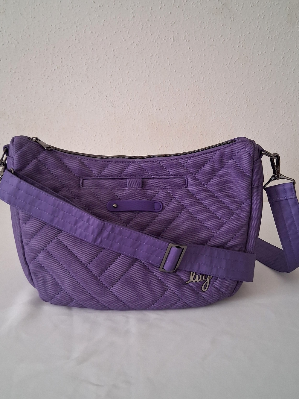 Lug Purple Quilted Crossbody Shoulder Bag